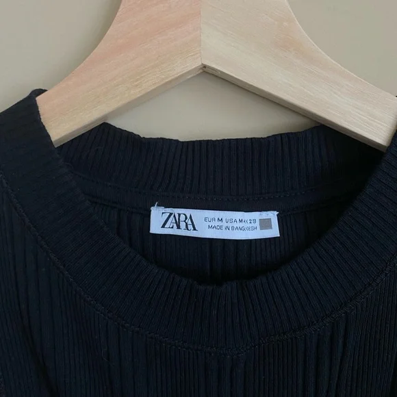 Zara Ribbed Tank Top - Picture 3 of 4